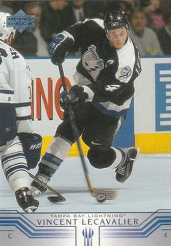 #387 Vincent Lecavalier - Tampa Bay Lightning - 2001-02 Upper Deck Hockey