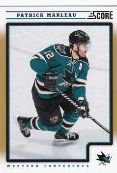 #387 Patrick Marleau - San Jose Sharks - 2012-13 Score - Gold Rush Hockey