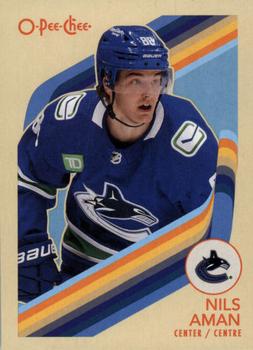 #387 Nils Aman - Vancouver Canucks - 2023-24 O-Pee-Chee - Retro Hockey