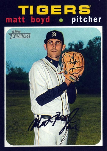 #387 Matt Boyd - Detroit Tigers - 2020 Topps Heritage Baseball