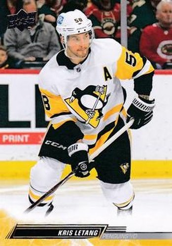 #388 Kris Letang - Pittsburgh Penguins - 2022-23 Upper Deck Hockey