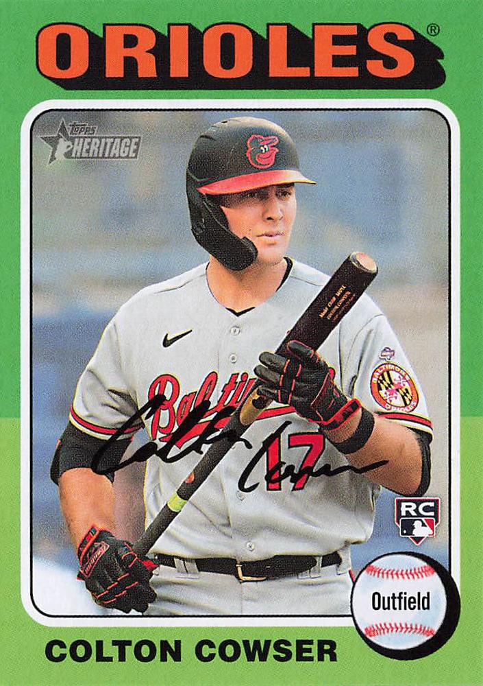 #388 Colton Cowser - Baltimore Orioles - 2024 Topps Heritage Baseball