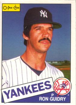 #388 Ron Guidry - New York Yankees - 1985 O-Pee-Chee Baseball