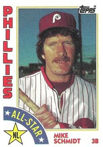 #388 Mike Schmidt - Philadelphia Phillies - 1984 Topps Baseball