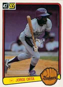 #388 Jorge Orta - Los Angeles Dodgers - 1983 Donruss Baseball