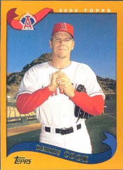 #388 Dennis Cook - Anaheim Angels - 2002 Topps Baseball
