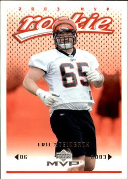 #389 Eric Steinbach - Cincinnati Bengals - 2003 Upper Deck MVP Football