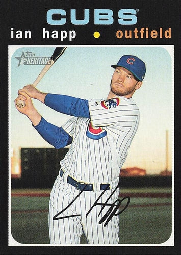 #389 Ian Happ - Chicago Cubs - 2020 Topps Heritage Baseball