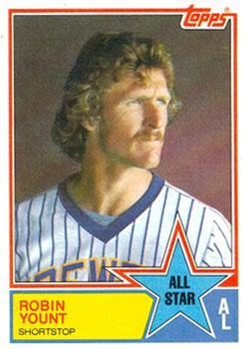 #389 Robin Yount - Milwaukee Brewers - 1983 Topps Baseball