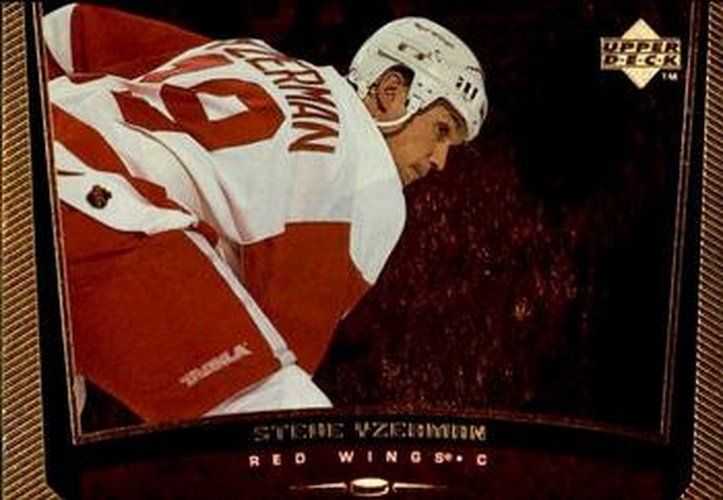 #389 Steve Yzerman - Detroit Red Wings - 1998-99 Upper Deck Gold Reserve Hockey