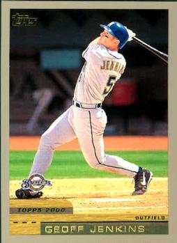 #389 Geoff Jenkins - Milwaukee Brewers - 2000 Topps Baseball