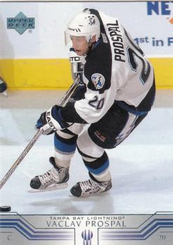 #389 Vaclav Prospal - Tampa Bay Lightning - 2001-02 Upper Deck Hockey