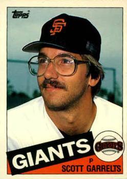 #38T Scott Garrelts - San Francisco Giants - 1985 Topps Traded Baseball