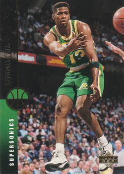 #38 Kendall Gill - Seattle SuperSonics - 1994-95 Upper Deck Basketball