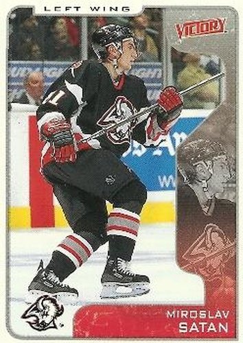 #38 Miroslav Satan - Buffalo Sabres - 2001-02 Upper Deck Victory Hockey