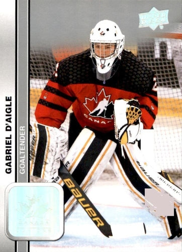 #38 Gabriel D'Aigle - Canada - 2023 Upper Deck Team Canada Juniors Hockey