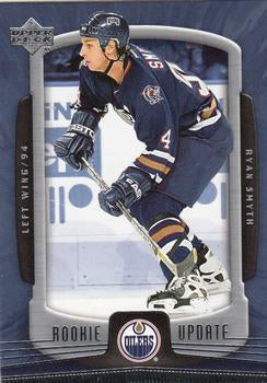 #38 Ryan Smyth - Edmonton Oilers - 2005-06 Upper Deck Rookie Update Hockey