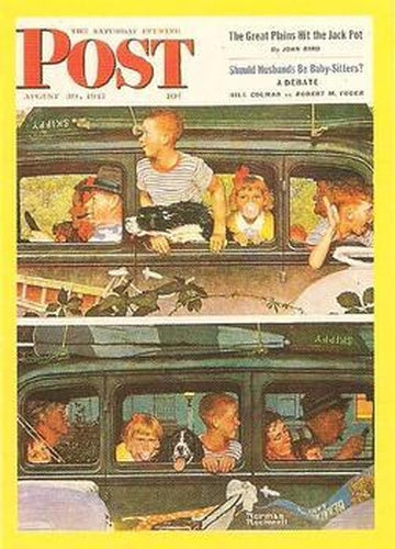 #38 The Outing - 1993 Comic Images Norman Rockwell Saturday Evening Post