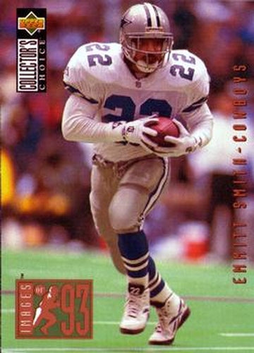 #38 Emmitt Smith - Dallas Cowboys - 1994 Collector's Choice Football