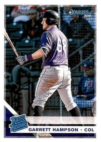 #38 Garrett Hampson - Colorado Rockies - 2019 Donruss Baseball