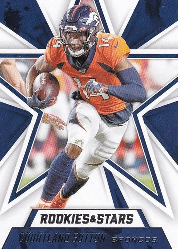 #38 Courtland Sutton - Denver Broncos - 2020 Panini Rookies & Stars Football
