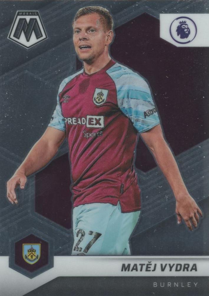 #38 Matej Vydra - Burnley - 2021-22 Panini Mosaic Premier League Soccer