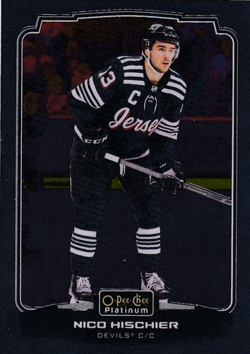 #38 Nico Hischier - New Jersey Devils - 2022-23 O-Pee-Chee Platinum Hockey