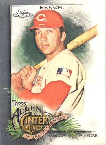#38 Johnny Bench - Cincinnati Reds - 2022 Topps Allen & Ginter Chrome Baseball