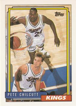 #38 Pete Chilcutt - Sacramento Kings - 1992-93 Topps Basketball