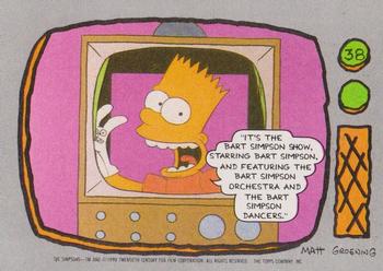 #38 It's the Bart Simpson Show, starring Bart Sim - 1990 Topps The Simpsons
