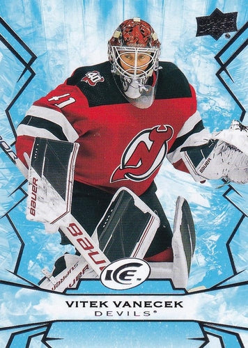 #38 Vitek Vanecek - New Jersey Devils - 2022-23 Upper Deck Ice Hockey