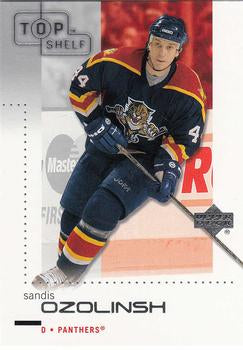 #38 Sandis Ozolinsh - Florida Panthers - 2002-03 Upper Deck Top Shelf Hockey
