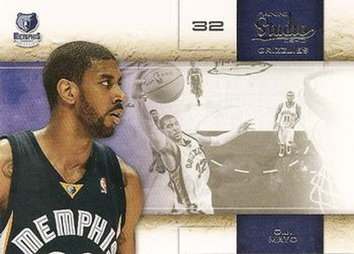 #38 O.J. Mayo - Memphis Grizzlies - 2009-10 Panini Studio Basketball