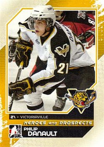 #38 Philip Danault - Victoriaville Tigres - 2010-11 In The Game Heroes and Prospects Hockey