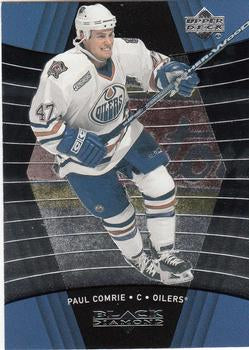 #38 Paul Comrie - Edmonton Oilers - 1999-00 Upper Deck Black Diamond Hockey