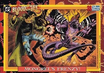 #38 Mongrel's Frenzy! - 1993 SkyBox DC Comics Bloodlines