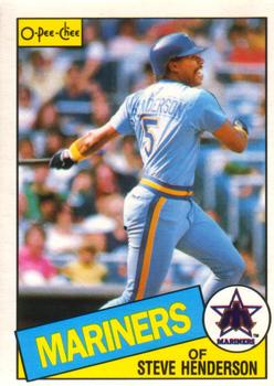 #38 Steve Henderson - Seattle Mariners - 1985 O-Pee-Chee Baseball