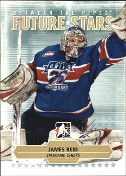#38 James Reid - Spokane Chiefs - 2009-10 In The Game Between The Pipes Hockey