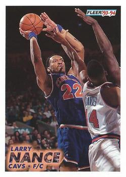 #38 Larry Nance - Cleveland Cavaliers - 1993-94 Fleer Basketball