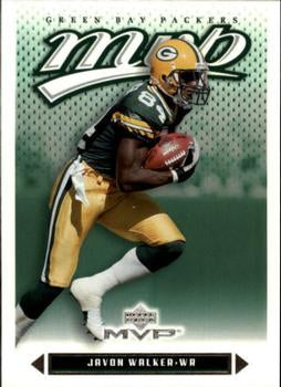 #38 Javon Walker - Green Bay Packers - 2003 Upper Deck MVP Football