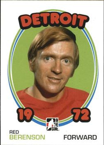 #38 Red Berenson - Detroit Red Wings - 2009-10 In The Game 1972 The Year In Hockey