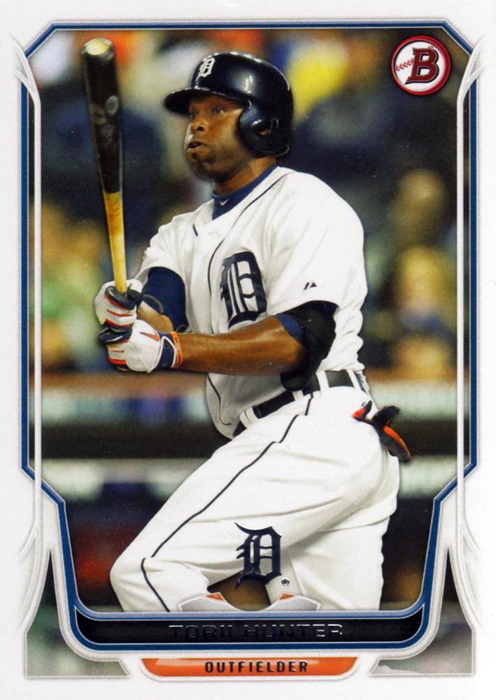 #38 Torii Hunter - Detroit Tigers - 2014 Bowman Baseball