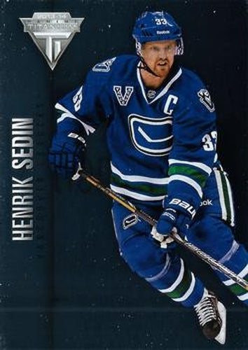 #38 Henrik Sedin - Vancouver Canucks - 2013-14 Panini Titanium Hockey