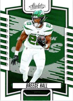 #38 Breece Hall - New York Jets - 2023 Panini Absolute Football