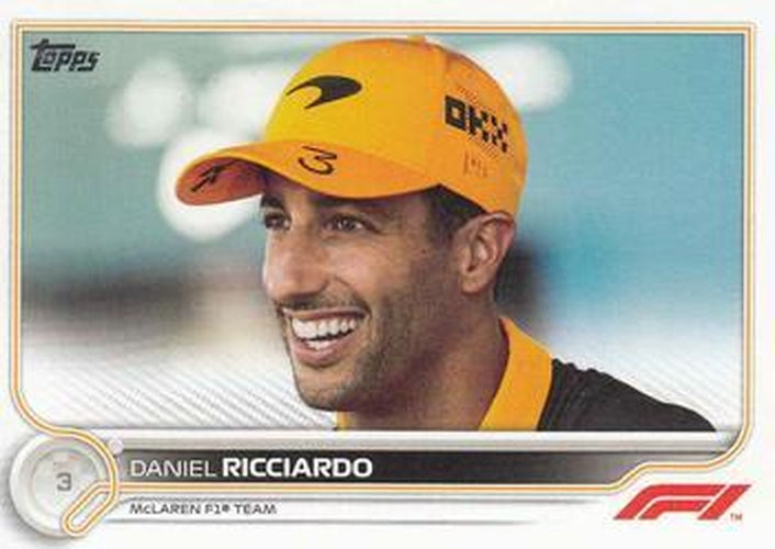 #38 Daniel Ricciardo - McLaren F1 Team - 2022 Topps Formula 1 Racing