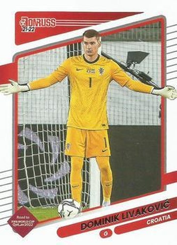 #38 Dominik Livakovic - Croatia - 2021-22 Donruss Road to FIFA World Cup Qatar 2022 Soccer