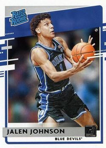 #38 Jalen Johnson - Duke Blue Devils - 2021 Panini Chronicles Draft Picks Basketball