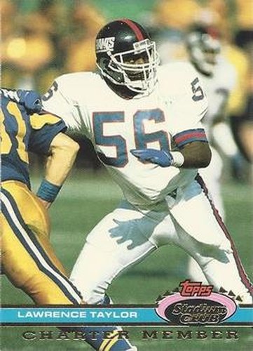 #NNO38a Lawrence Taylor - New York Giants - 1991 Stadium Club Charter Member