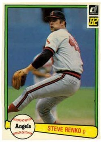 #38 Steve Renko - California Angels - 1982 Donruss Baseball
