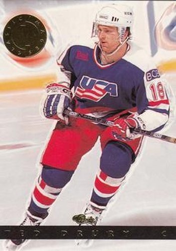 #38 Ted Drury - USA - 1993-94 Classic Images Four Sport